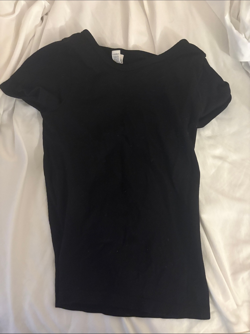 Classic Women's Black Short-Sleeve Top